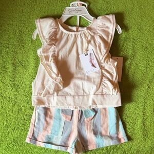 Jessica Simpson Cream Textured Top